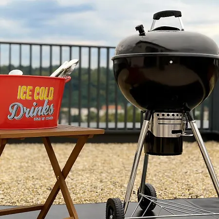 Penthouse Vogelnest 130 Qm - Bbq - Dachterrasse Пассау