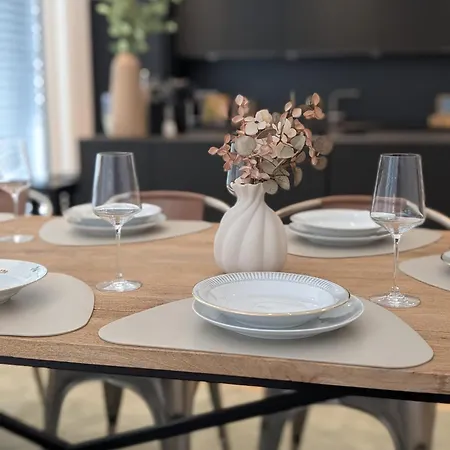 Апартаменты Penthouse Vogelnest 130 Qm - Bbq - Dachterrasse *