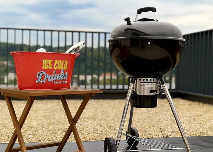 Penthouse Vogelnest 130 Qm - Bbq - Dachterrasse Пассау