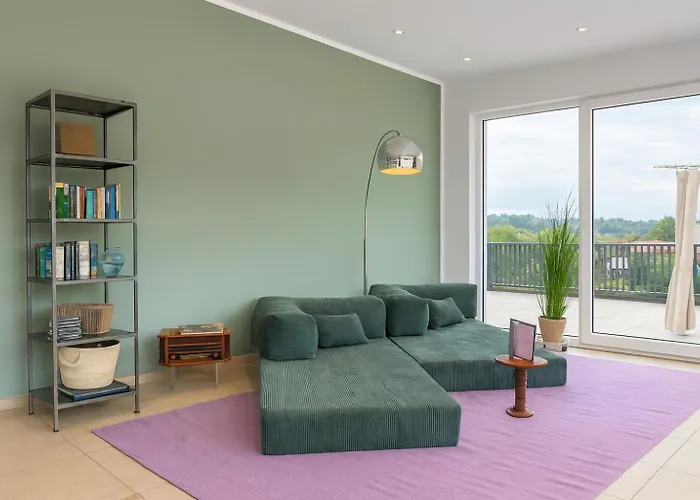 Penthouse Vogelnest 130 Qm - Bbq - Dachterrasse Апартаменти *